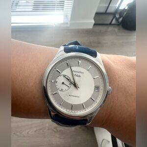 Zenith Elite Small Second 90/01.0050.680 White Dial Automatic Men's Watch